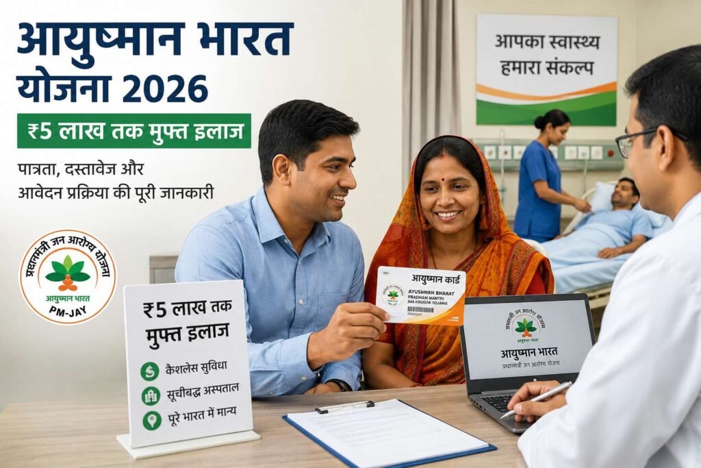 आयुष्मान भारत योजना 2026 के तहत अस्पताल में मुफ्त इलाज