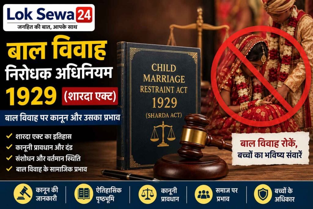 शारदा एक्ट 1929 और बाल विवाह कानून पर न्यायालय व कानून की पुस्तक