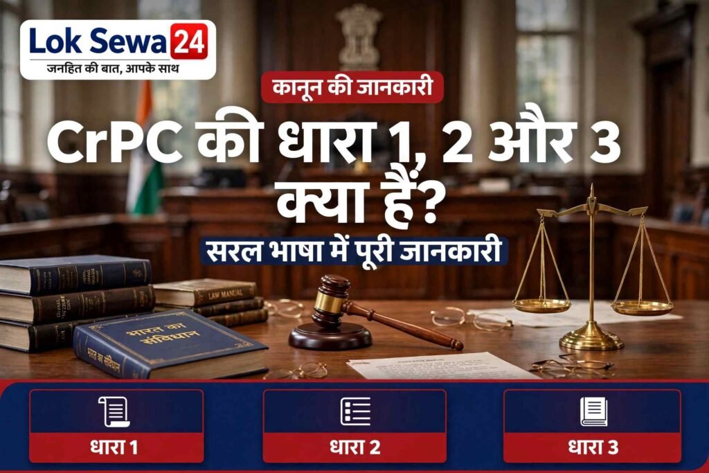 CrPC की धारा 1, 2 और 3 क्या हैं? आसान हिंदी में पूरी जानकारी